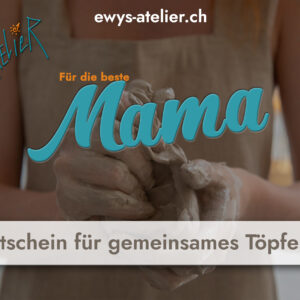 Gutschein zum Muttertag für gemeinsames Töpfern