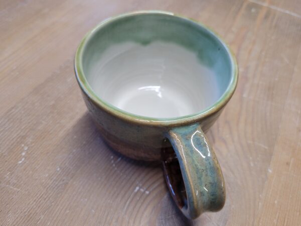 Tasse Kupfer Türkis Weiss - Image 2